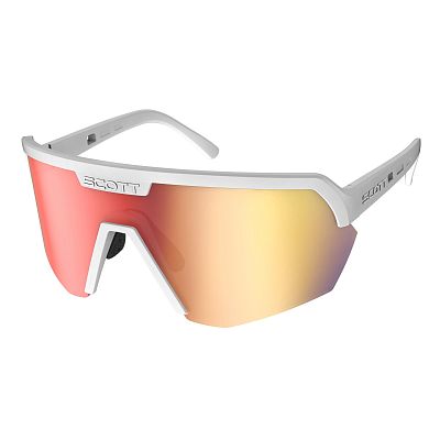 Превью  Велоочки SCOTT Sport Shield White Matt, Линзы: Red Crome (281188-0196192)